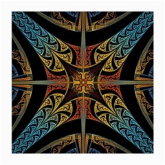 Abstract, Pattern Arabesque Design Tile Decoration Seamless Medium Glasses Cloth (2 Sides)