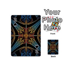 Abstract, Pattern Arabesque Design Tile Decoration Seamless Playing Cards 54 Designs (mini)