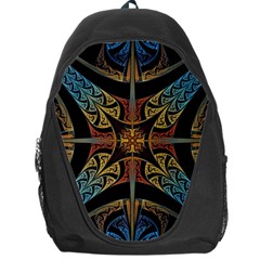 Abstract, Pattern Arabesque Design Tile Decoration Seamless Backpack Bag