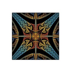 Abstract, Pattern Arabesque Design Tile Decoration Seamless Satin Bandana Scarf 22  X 22 