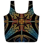 Abstract, Pattern Arabesque Design Tile Decoration Seamless Full Print Recycle Bag (XXXL) Front