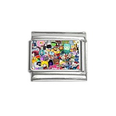 Assorted Cartoon Characters Doodle  Style Heroes Italian Charm (9mm) by Jancukart