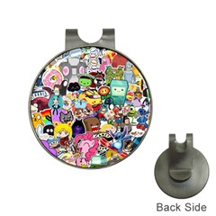 Assorted Cartoon Characters Doodle  Style Heroes Hat Clips With Golf Markers