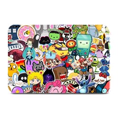 Assorted Cartoon Characters Doodle  Style Heroes Plate Mats