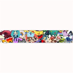 Assorted Cartoon Characters Doodle  Style Heroes Small Bar Mat