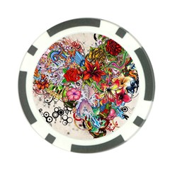 Romantic Cotton Pattern Wallpaper Texture Design Art Poker Chip Card Guard