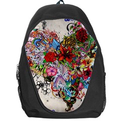 Romantic Cotton Pattern Wallpaper Texture Design Art Backpack Bag