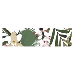 Tropical T- Shirt Tropical Graceful Cauliflory T- Shirt Oblong Satin Scarf (16  X 60 ) by maxcute