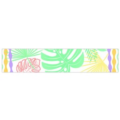 Tropical T- Shirt Tropical Leaves T- Shirt Small Premium Plush Fleece Scarf