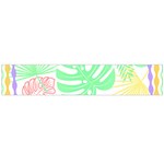 Tropical T- Shirt Tropical Leaves T- Shirt Large Premium Plush Fleece Scarf  Front