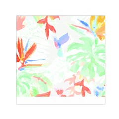 Tropical T- Shirt Tropical Sublime Blossom T- Shirt Square Satin Scarf (30  X 30 ) by maxcute