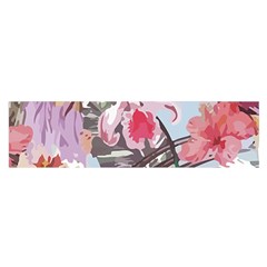 Tropical T- Shirt Tropical Sublime Floral T- Shirt Oblong Satin Scarf (16  X 60 ) by maxcute