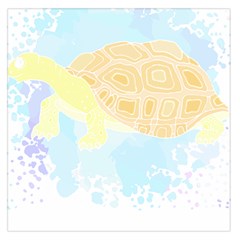 Turtle Gift T- Shirtturtle T- Shirt Square Satin Scarf (36  X 36 ) by maxcute