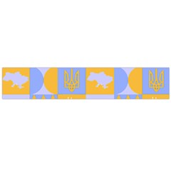 Ukraine T- Shirt Ukraine Pattern Large Premium Plush Fleece Scarf 