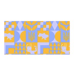 Ukraine T- Shirt Ukraine Pattern Satin Wrap 35  X 70 