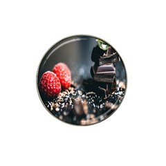 Chocolate Dark Hat Clip Ball Marker (4 Pack) by artworkshop