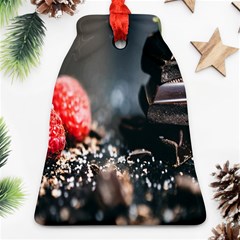 Chocolate Dark Ornament (bell) by artworkshop