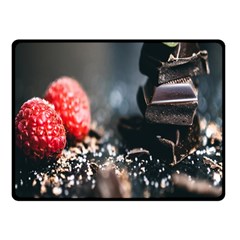 Chocolate Dark Fleece Blanket (small) by artworkshop