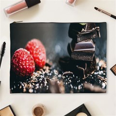 Chocolate Dark Cosmetic Bag (xl) by artworkshop