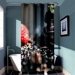 Chocolate Dark Shower Curtain 36  X 72  (stall)  by artworkshop