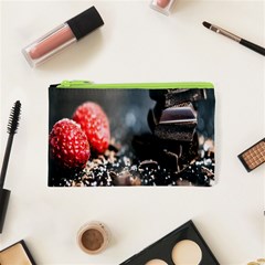 Chocolate Dark Cosmetic Bag (xs) by artworkshop