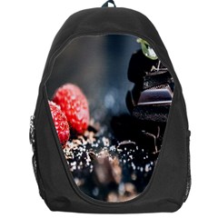 Chocolate Dark Backpack Bag by artworkshop