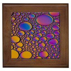 Bubble Color Framed Tile by artworkshop