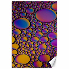 Bubble Color Canvas 12  X 18  by artworkshop