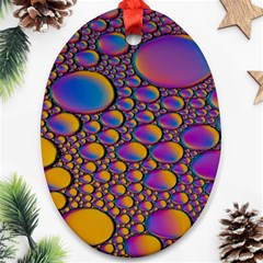 Bubble Color Ornament (oval) by artworkshop