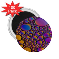 Bubble Color 2 25  Magnets (100 Pack)  by artworkshop