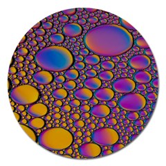 Bubble Color Magnet 5  (round) by artworkshop