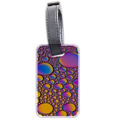 Bubble Color Luggage Tag (two Sides) by artworkshop