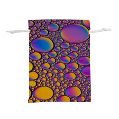 Bubble Color Lightweight Drawstring Pouch (l) by artworkshop