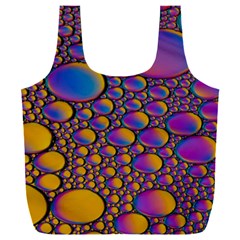 Bubble Color Full Print Recycle Bag (xxl) by artworkshop