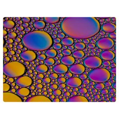 Bubble Color One Side Premium Plush Fleece Blanket (extra Small) by artworkshop