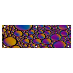 Bubble Color Banner And Sign 6  X 2  by artworkshop