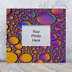 Bubble Color White Wall Photo Frame 5  X 7  by artworkshop