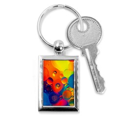 Colorfull Pattern Key Chain (rectangle) by artworkshop