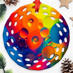 Colorfull Pattern Ornament (round Filigree) by artworkshop