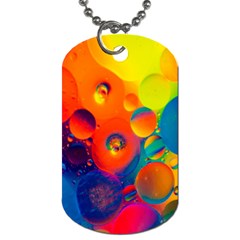 Colorfull Pattern Dog Tag (one Side) by artworkshop