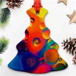 Colorfull pattern Christmas Tree Ornament (Two Sides) Front