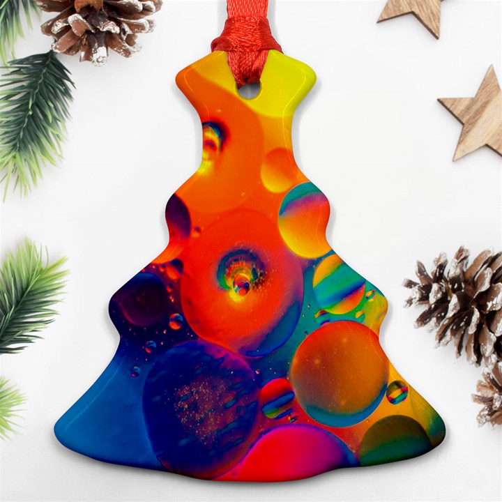 Colorfull pattern Christmas Tree Ornament (Two Sides)