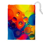 Colorfull pattern Drawstring Pouch (5XL) Front