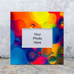 Colorfull Pattern White Box Photo Frame 4  X 6 