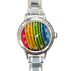  Colorful Illustrations Round Italian Charm Watch by artworkshop