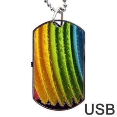  Colorful Illustrations Dog Tag Usb Flash (two Sides) by artworkshop