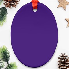 Lavender Twilight Oval Ornament (two Sides) by HWDesign