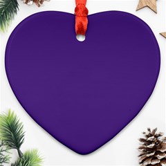 Lavender Twilight Ornament (heart) by HWDesign