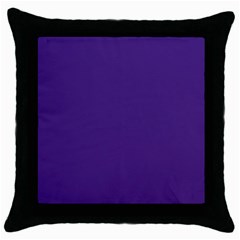 Lavender Twilight Throw Pillow Case (black) by HWDesign