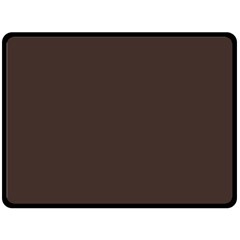 Mahogany Muse One Side Fleece Blanket (large) by HWDesign